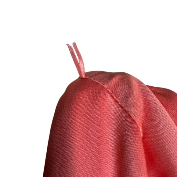 Long Tall Sally Coral Pink Faux Wrap Dress US Sz 14 - Picture 11 of 11